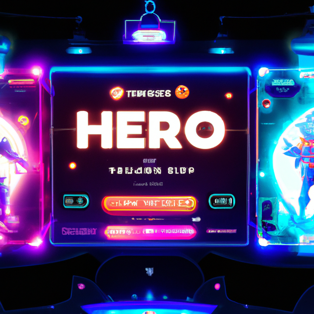 ArcadeFoundry hero: neon arena with players